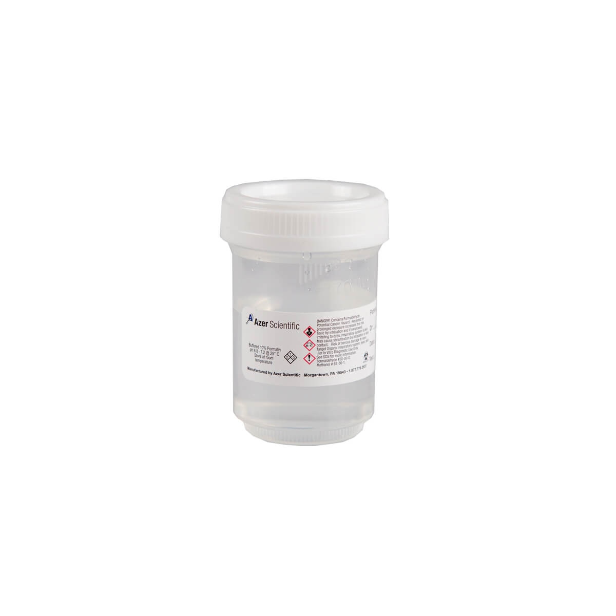 90 mL Prefilled Formalin